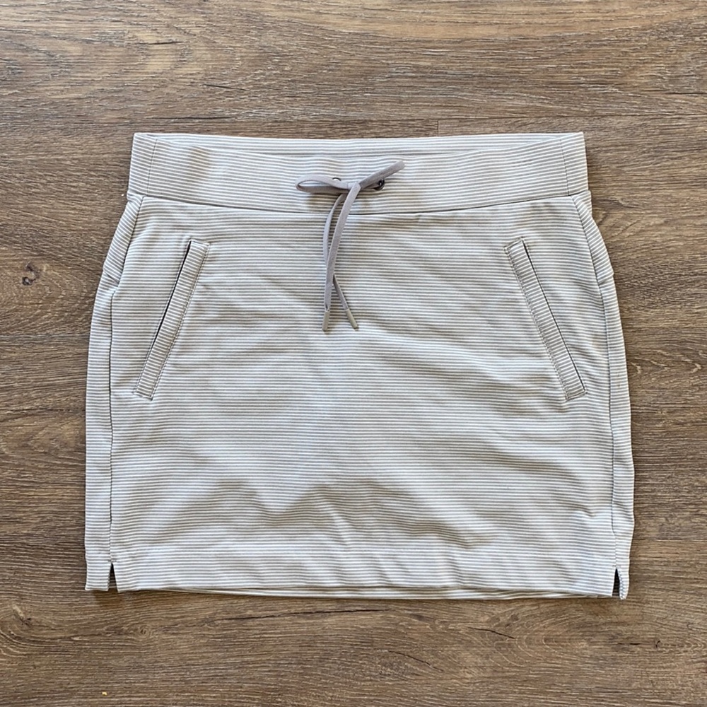 Athleta grey cotton stretchy skort size XS